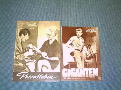 Nostalgische Filmprogrammhefte