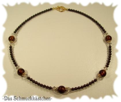 Modeschmuck  ToPas-DeLUXE  Collier zum verlieben mit Swarovski