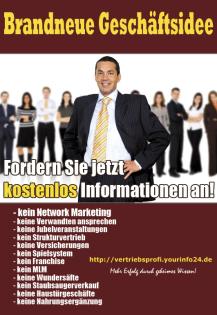 Brandneue Geschäftsidee für Vertreibsprofis