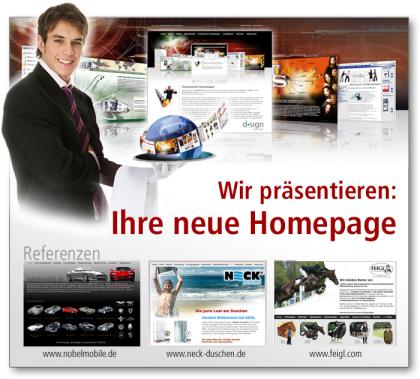 Preiswerte Homepage, CMS Homepage inkl. Suchmaschinenoptimierung 