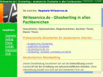 Akademisches Ghostwriting