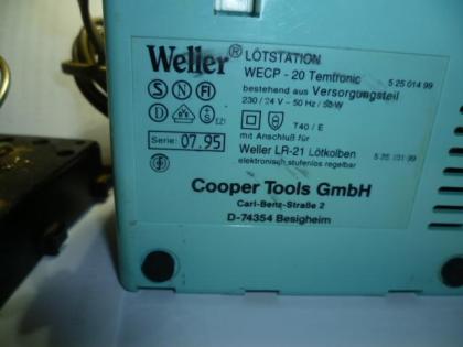Lötstation Weller WECP-20 Lötstation mit viel Zubehör Nr. 60