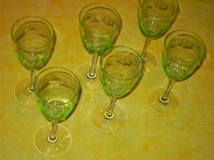 Wein und Sektgläser geschliffen!