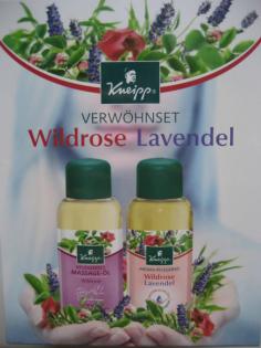 Kneipp Verwöhnset Wildrose Lavendel, 2 Flaschen   100 ml