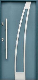 Eingangstür Haustür Wohntür Inox Stahltür Treppenhaustür 70 80 90 100 Breite 7 F