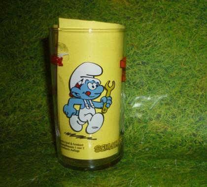 Bautzner Kindersenf Sammelglas DINO Glas 1