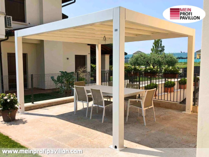 Pergola 4x5 Überdachung Pavillon Terrassenüberdachung Zelt Terrasse Sonnenschutz