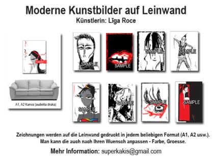 Verkaufe eigene Zeichnungen