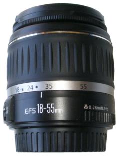 Canon Objektiv EF-S 18-55mm 1:3.5-5.6 für EOS 300D, EOS 350D, EOS 400D, EOS 20D 