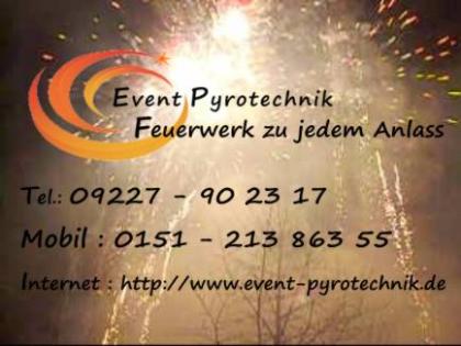 Event Pyrotechnik - Feuerwerk zu jedem Anlass