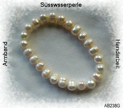 Armband, Süsswasserperlen