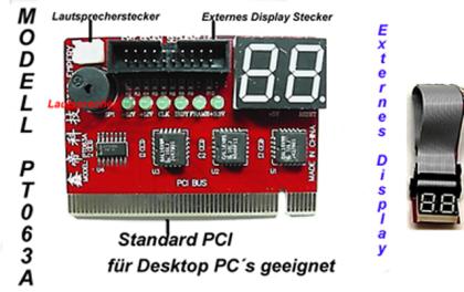 PC Testkarten REPARATURHILFE für alle PC s