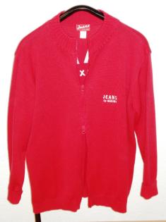 Strickjacke rot