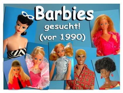 BARBIE-Puppen (vor 1990) gesucht - auch ganze Sammlungen