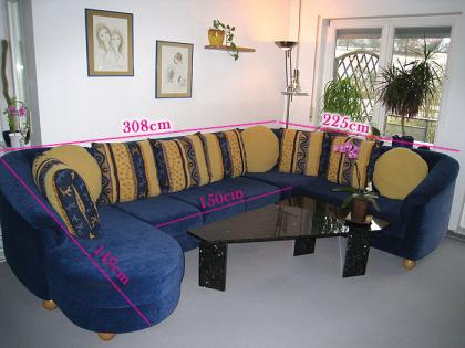 Designer Polsterecke / Couch / Sofa / Sitzgarnitur in U-Form