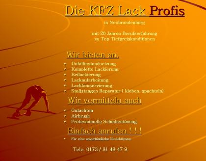 Die KFZ Lack Profis  in Neubrandenburg