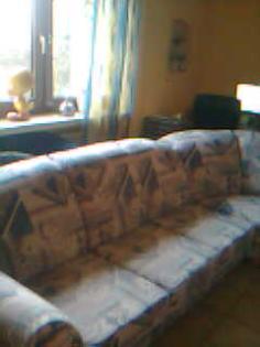 Rundsofa mit Sessel gut gepflegt