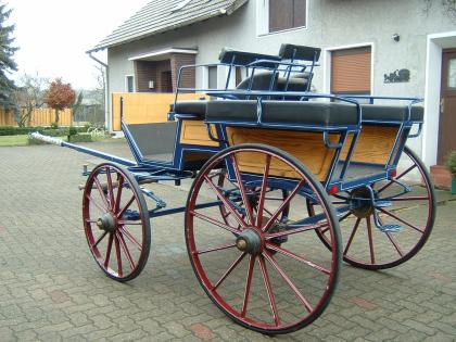 Wagonette, Kutsche, Kaltblutkutsche.