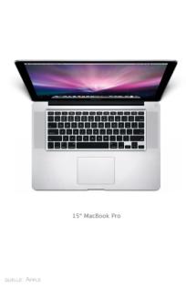 APPLE Macbook Pro 15,4 , ALU 2,4Ghz, 250 Gb Festplatte, 2 GB, nvidia 9600M, NEU 