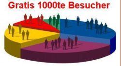 Gratis 1000te Besucher für Ihre Webseite