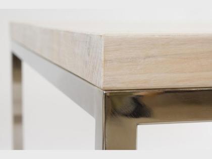 WHITE SINE COUCHTISCH MASSIVHOLZ ESCHENHOLZ