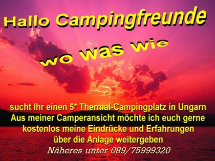 Bericht über Thermalcamping in Ungarn