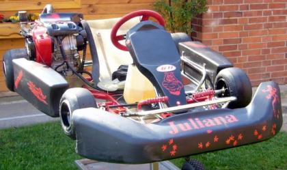TOP BIREL RENNKART mit POWER 16 PS Robin Motor