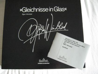 Rosenthal Gleichnis in Glas 86 Björn Wiinblad LIMITIERT