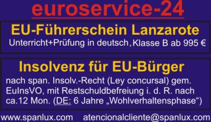 EU-Führerschein Lanzarote Kl. B nur 995,- €