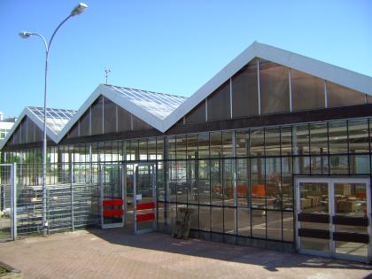 Gartenmarkt, Gartenpavillon, Gewächshaus, Verkaufsraum, Halle