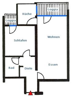 Ransbach-Baumbach/ Ww., 2 Zimmer Eigentumswohnung