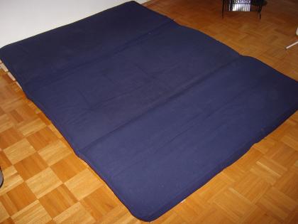 Futon-  blaues Bettsofa