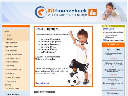Mit 321finanzcheck.de ganz einfach das beste Finanzprodukt finden
