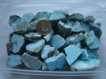 Larimar- Blauer Pektolit  