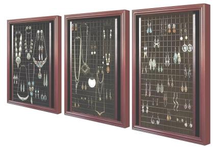 Schmuckschrank Bilderrahmen und/ oder Vitrine - All-in-One ! Blau