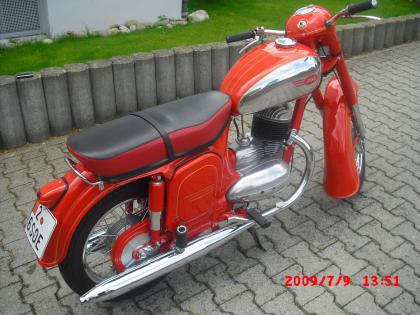 JAWA 250 Signalrot -SELTEN