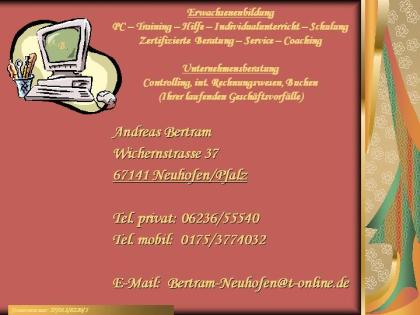 Senioren, Einsteiger, Umsteiger, Existenzgründer