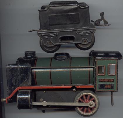 Blecheisenbahn Märklin Lok