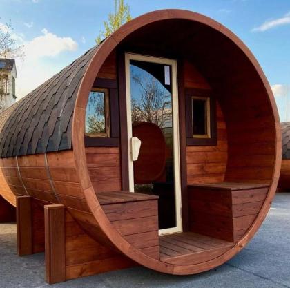 Fasssauna, Mobile Sauna, Quadro Sauna, Saunahaus - JETZT AUSSTELLUNG ANSCHAUEN