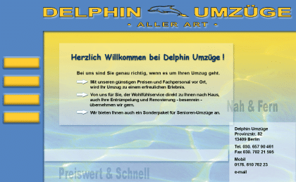 Schnell und Preiswert mit Delphin Umzüge      