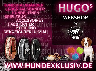 Exklusive Hundeaccessiores der Boutique „Sirius“ erhältlich bei HUNDEXKLUSIV. DE