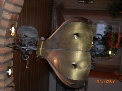 Messinglampe
