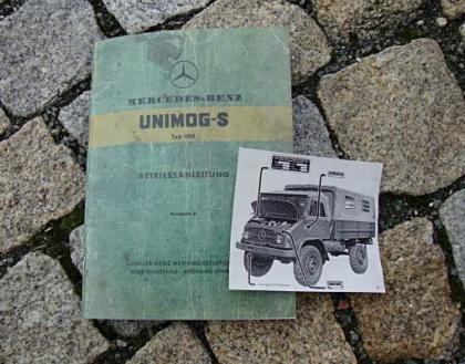 Betriebsanleitung Unimog 411 1955
