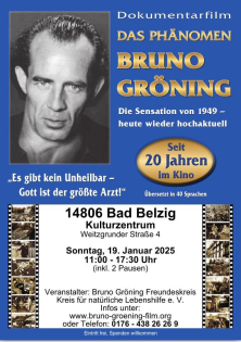 Über 20 Jahre Dokumentarfilm: Das Phänomen Bruno Gröning – auf den Spuren des Wu