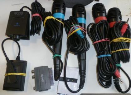 PS 2 Teile, Mikrofone, Camara, Steuerung , USW Nr. 90