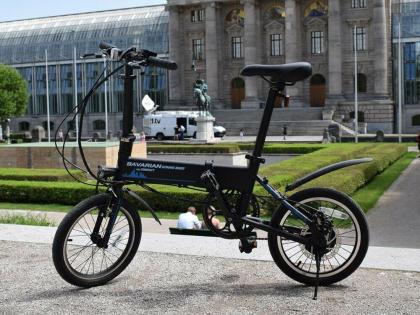 Bavarian LCD ALU Elektrofahrrad Klapprad E-Bike Ebike 25km/ h incl. Beleuchtung