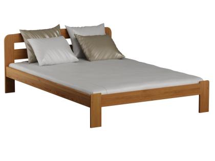 Bett Massivholzbett mit Lattenrost Gästebett 160x200 Erle KBD06