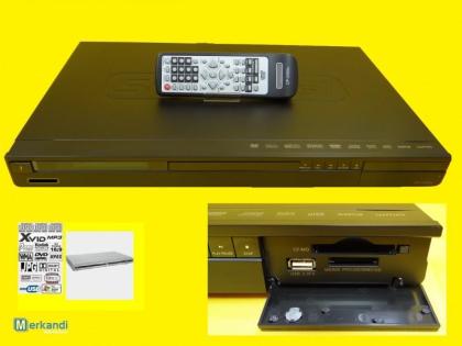 Retourware DVD-Player mit Kartenlesegerät/ SD/ MMC+USB Super Slimline