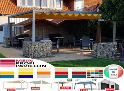 Pergola 4x5 Pavillon Zelt Restaurant personalisierte Farbe Stahl Pvc Café Garten