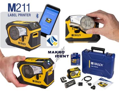 Mobiler Labor-Etikettendrucker Brady M211-LAB für Handy und Tablet